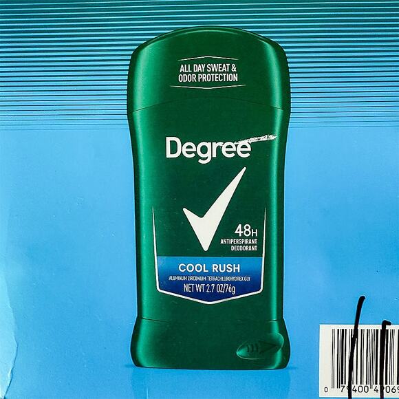 Degree Anti-Perspirant Deodorant 48 Hour Cool Rush 2.7 Ounce 5 Pack New & Sealed - Picture 2 of 5